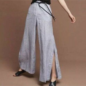 Anthropologie Gray Wide Leg Pants
